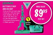 Verimark Floorwizpro Butterfly Mop And Bucket