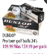 Dunlop Pro Tour Golf Balls-24's