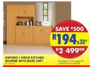 Oxford 1 Piece Kitchen Scheme With Base Unit