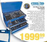 Worksman 117 Piece Garage Tool Chest WTK117-Per Set