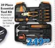 Razor 39 Piece Essential Tool Kit RAZ65480-Per set