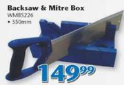 Backsaw & Mitre Box 350mm WMBS226