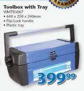 Toolbox With Tray 640x250x240mm WMTB3067