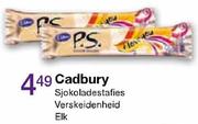 Cadbury Sjokoladestafies Verskeidenheid-Elk