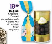 Regina Chocolate-Covered Almonds/Almonds Covered with Chocolate & Sugar-180 Each