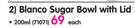 Continental Blanco Sugar Bowl With Lid-200ml