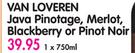 Van Loveren Java Pinotage, Merlot, Blackberry Or Pinot Noir-750ml