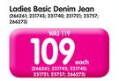 Legend Ladies Basic Denim Jean-Each