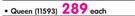 Primaries Queen Hollowfibre Duvet Inners-Each