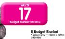  Budget Blanket-Each