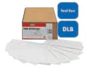 Aro White Envelopes 110mm x 220mm With Window- Per 500 Pack 