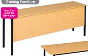 Double Rectangular Training Table-Each
