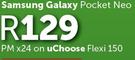 Samsung Galaxy Pocket Neo-On uChoose Flexi 150