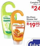 Dis-Chem Shower Gel Assorted-400ml Each