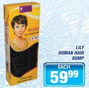 Lily Human Hair Bump