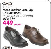 Brunx Mens Leather Lace-Up Casual Shoes-Per Pair