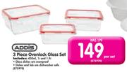Addis 3-Piece Ovenlock Glass Set
