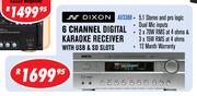 Dixon 6 Channel Digital Karaoke Receiver With USB & SD Slots
