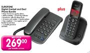 Eurofone Digital Corded and Dect Phone Bundle