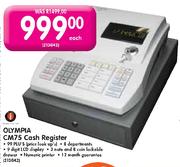 Olympia CM75 Cash Register