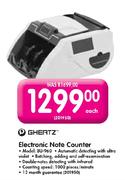 Ghertz Electronic Note Counter