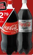 Coca-Cola Regular/Light/Zero/Tab-2Ltr.-Each