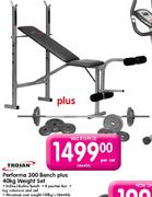 Trojan Performa 300 Bench Plus 40kg Weight Set