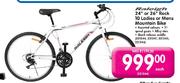 Raleigh 24" Or 26" Rack 10 Ladies Or Mens Mountain Bike