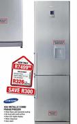 Samsung Metallic Combi Fridge/Freezer-430 Ltr