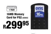 16MB Memory Card For PS2