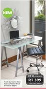 Trestle Computer Desk
