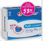 Clover Long Life Milk-6x1Ltr Pack