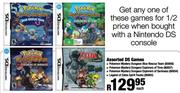 Assorted DS Games Each