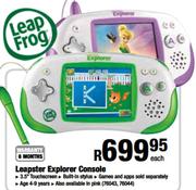 Leapster Explorer Console Each