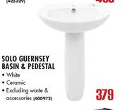 Solo Guernsey Basin & Pedestal