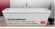 Cubo Freestanding Bath-1700mm x 1700mm