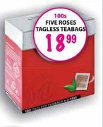 Five Roses Tagless Teabags-100's