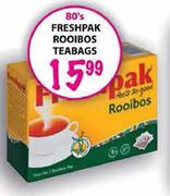 Freshpak Rooibos Teabags-80's