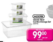 Addis Clearly Neat Combo Storage Set