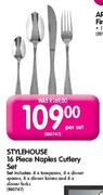 Stylehouse Naples Cutlery Set-16 Piece