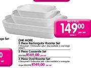 One More Oval Roaster Set-3 Piece