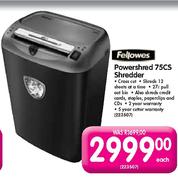 Fellowes Powershred 75CS Shredder-Each