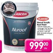 Plascon Nuroof Acrylic Roof Paint-20Ltr