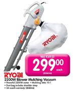Ryobi Blower Mulching Vacuum-2200W Each