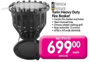 Terrace Leisure Turin Heavy Duty Fire Basket-Each