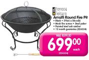 Terrace Leisure Amalfi Round Fire Pit-Each
