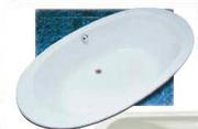 Bath Oval White-209l