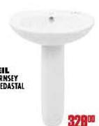 Macneil Solid Guernsey Basin & Pedastal