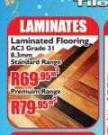Laminated Flooring AC3 Grade 31(8.3mm)Standard Range-Sqm