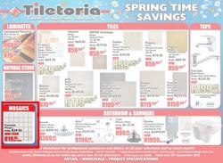 Tiletoria JHB : Spring Time Savings (Until 30 Sep), page 1